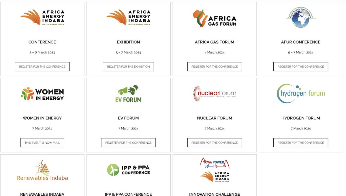 (3/3) The AEI contributes to shaping energy policy for the continent, fostering discussion and presenting solutions for adequate energy generation. #sanedi #africaenergyindaba2024 #AIE2024