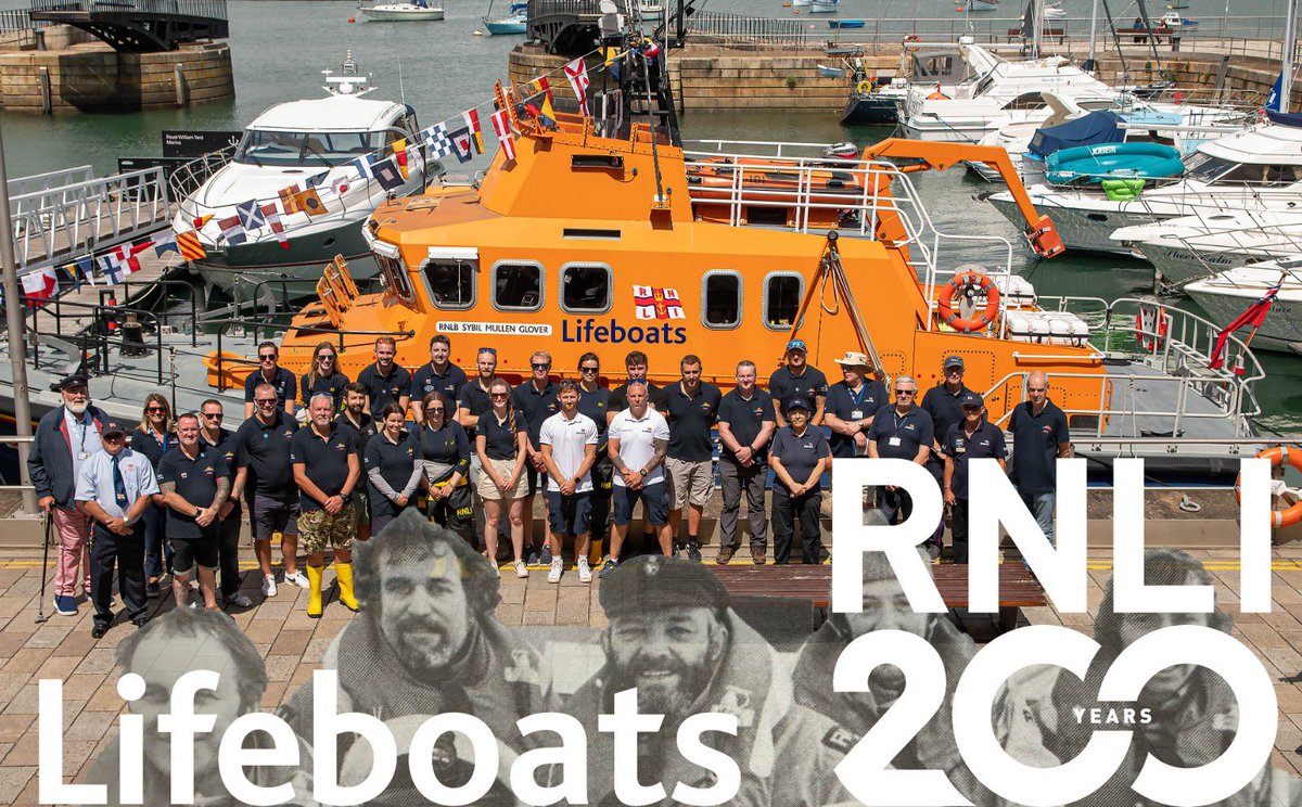 Today, the RNLI marks 200 years of saving lives at sea. Thank you to our incredible lifesavers who give their time and commitment to save others. We also want to thank kind supporters like you, who've powered our crews for 200 years, so we can always answer the call. #RNLI200