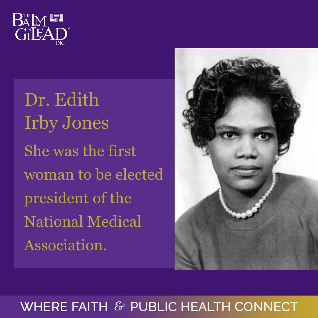 This #WomensHistoryMonth we honor Black women trailblazers in medicine like Dr. Edith Irby Jones. In 1985, Dr. Jones became the first woman president of the National Medical Association. Learn more about Dr. Jones: loom.ly/oN2F1lM