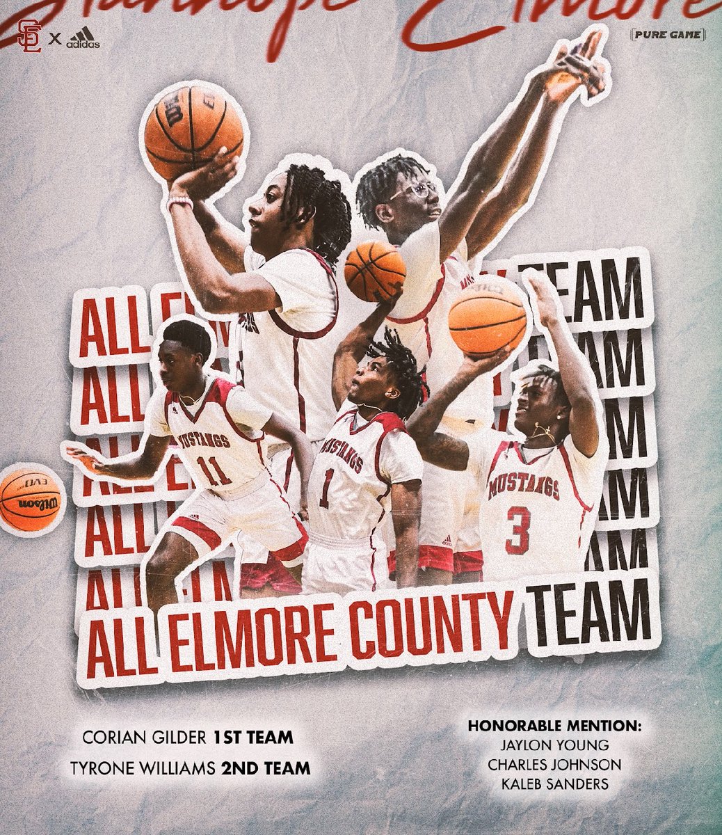 Congratulations to these guys for making all Elmore County teams! Fantastic work and continue to work hard on and off the court! #WEARESE