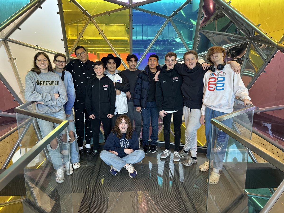 It was a little too cold this morning to take the students to the zoo, so we ended up taking them to the @luminarium. I would say they had a blast!! Skills kick off tonight and competition matches start tomorrow!
