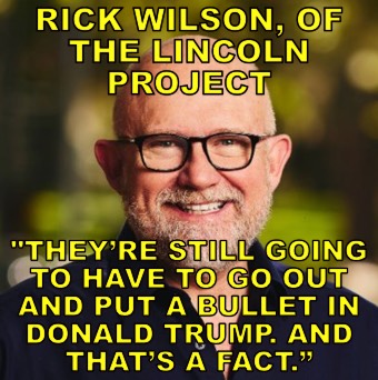 james_tarbutton's tweet image. I suppose suggesting the assassination of Trump is okay with those who find issue with the word "bloodbath"