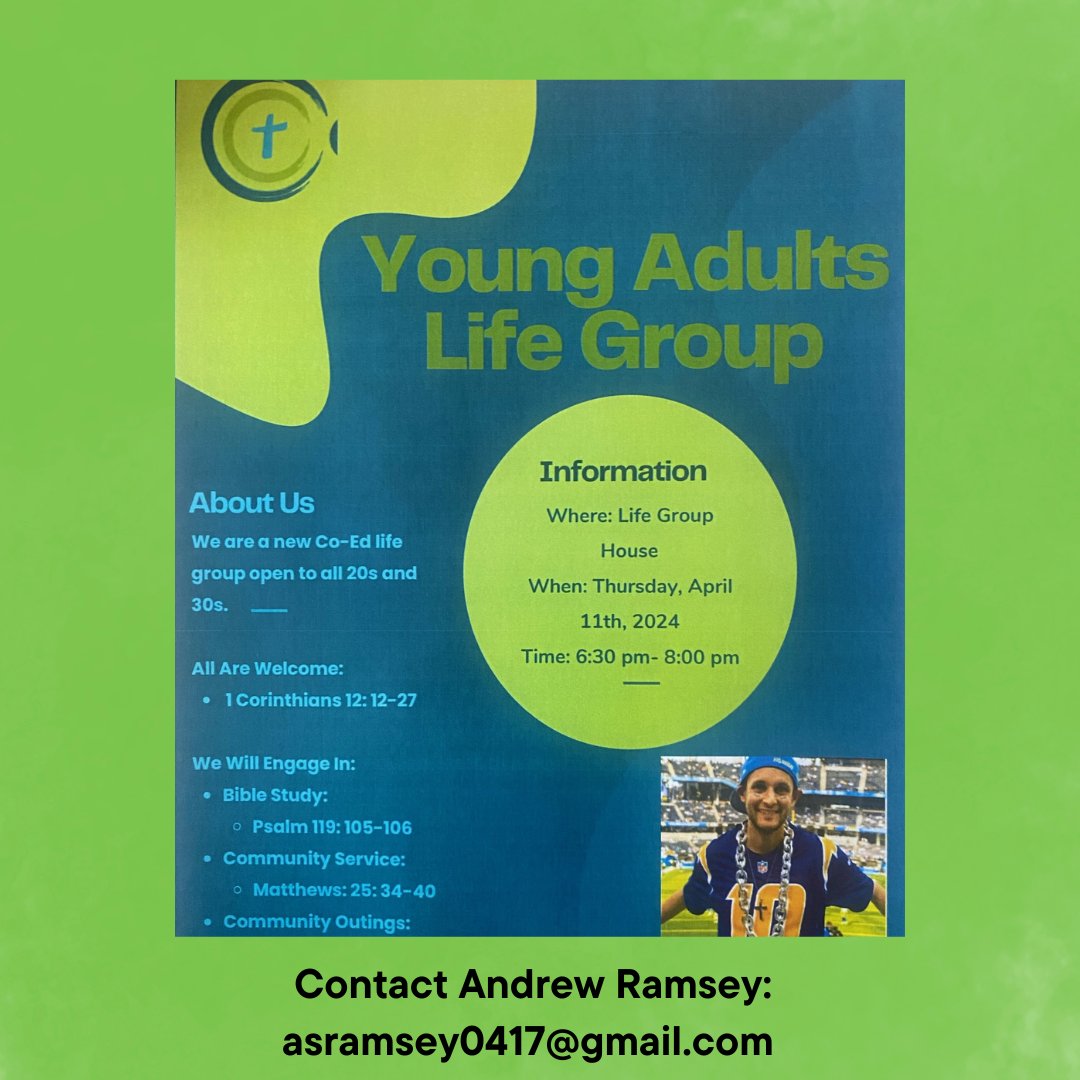 citychurchnc1's tweet photo. Check out these NEW group opportunities! Email contacts in post images for all the details!
#citychurchnc #lifegroups #momsconnect #youngadults https://t.co/WcBmjWpWgB