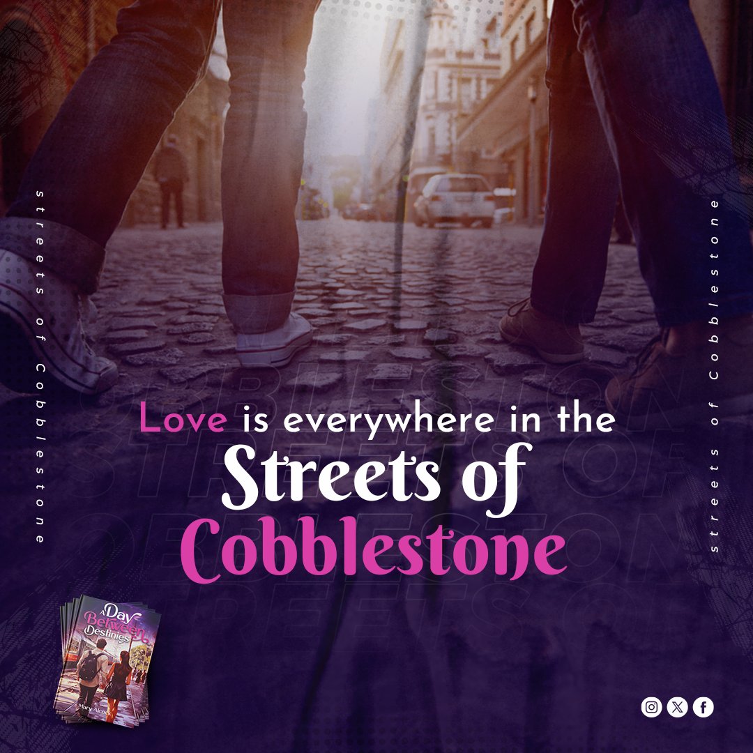 Cobblestone is a #romantic street in Vienna, where Luke &amp; Isabelle walk hand in hand, enjoying the #beauty &amp; charm of the city
Buy now from here: amazon.com/dp/B0CW2PL2CB
#adaybetweendestinies #MaryAlcock #romance #bookpromo #Vienna #AuthorsOfTwitter  #Lovers #booklover #fatedlove