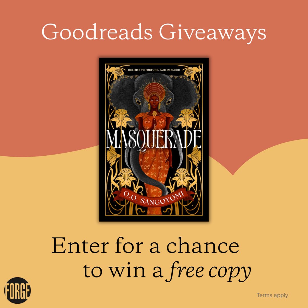 We want everyone (EVERYONE) to read Masquerade by @OOSangoyomi, it's sooo good! So make sure to check out our new Goodreads sweepstakes! Learn more here: goodreads.com/giveaway/show/…