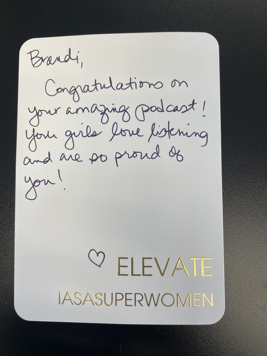 This card made my day! I love my Elevate sisters❤️ #BlesndGrateful #IASASuperwomen