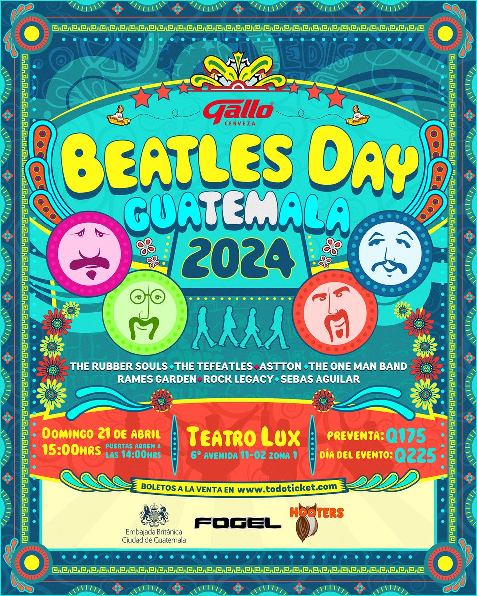 BEATLES DAY GUATEMALA tweet media