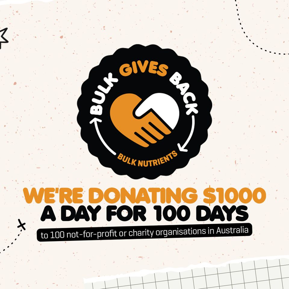 Are you part of a #sports or #community group doing good things? Bulk Gives Back offers $1000 to grassroots Australian sports and community groups to help improve #health, #fitness and/or #wellbeing in Australia. Closes Tuesday 30 April 2024 More info: ow.ly/N0CL50QA31M