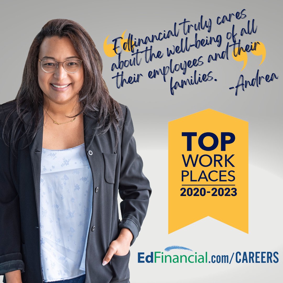 BECOME A PART OF THE EDFAMILY.

When you work with us, you not only gain your co-workers as family, you work for a company who cares about your family at home, too.

We’re hiring! Check for open positions at edfinancial.com/careers.