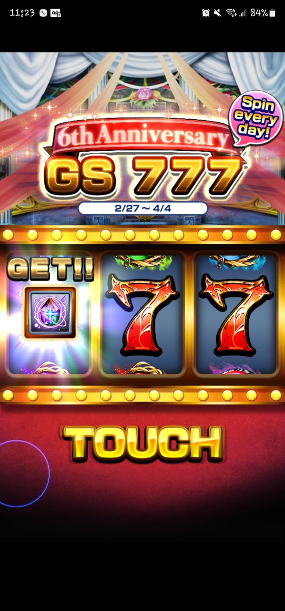 WalbyCena's tweet photo. I've gotten double 7s twice @GRDSMN_GLOBAL team just give me the triple already https://t.co/DrGInTC9Yg