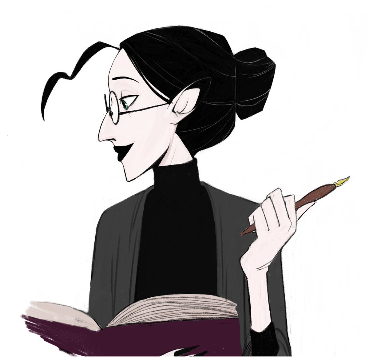 i doodled if lilith had a scrungle, just cause lol

#theowlhouse #lilithclawthorne