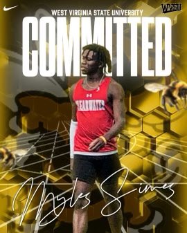 Remember his commit like yesterday!
Clearwater HS Fl Myles Simes 
Biology Pre-Med Bio is about to finish up his freshman NCAA DII student athlete season BLESSED @WVSU_GoJackets Thanks @BoisetteJohn  
@PinellasHSMedia
 @MylesSimes 💜🐝🏃‍♂️💨