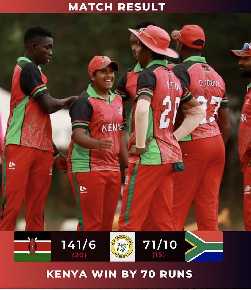 Ok. 

Let’s just begin this tournament from the “Very Beginning”😬😬😬 Say what!!!

 #AfricanGames2023 is no respecter of rankings 🫣🫣. You snooze, you lose 🥱🥱 

Big win for @CricketKenya🙌🙌 

#CricketTwitter  #IjayReports #CricketWithIjay