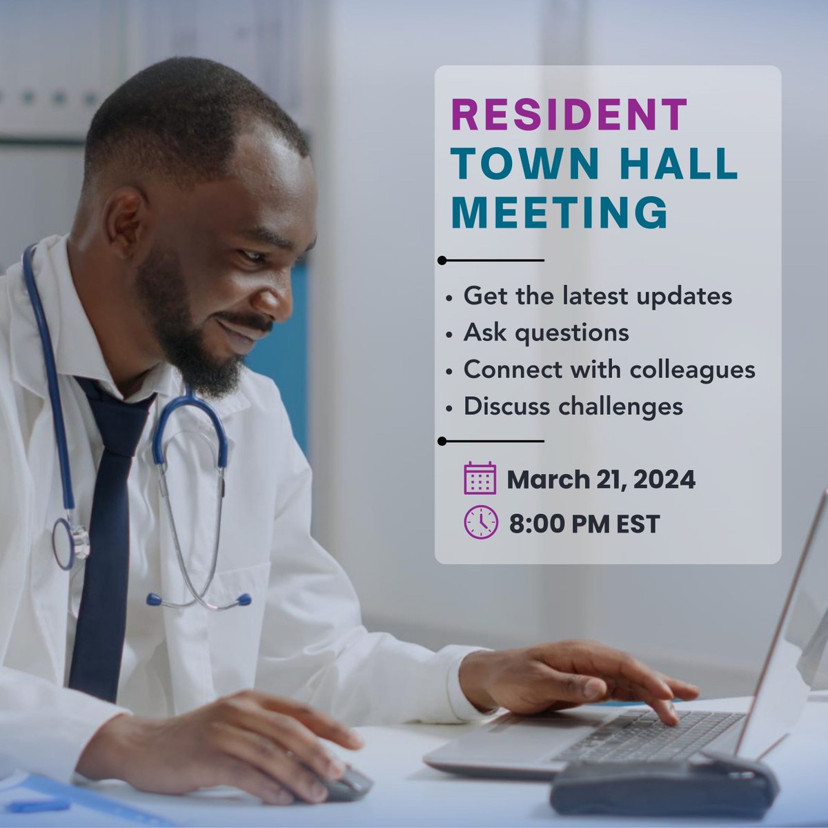 The Urology Unbound Town Hall Meeting for residents is happening in just 3️⃣ days! Join us on March 21st at 8PM to learn more about our resident support programs. Check your inbox for the meeting link! Not a UU member yet? Sign up now at bit.ly/UU_SignUp.