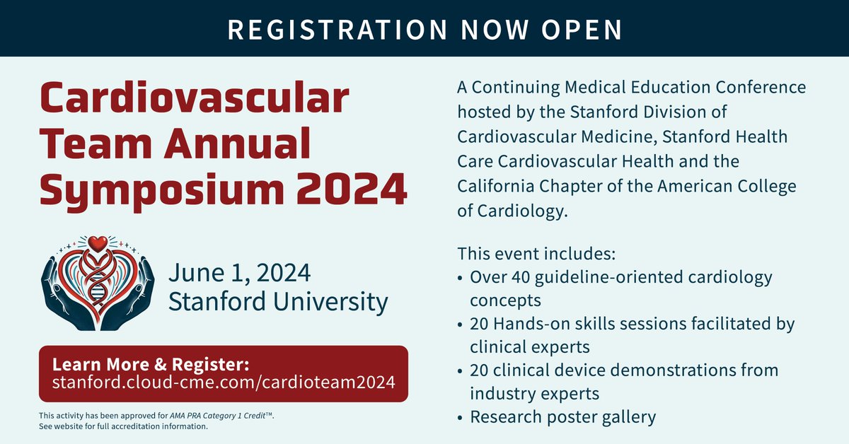 Join us at the 2024 Cardiovascular Team Annual Symposium! Connect w/ a diverse community of cardiovascular professionals to foster collaboration, interact w/ renowned experts, and gather insights for implementing best practices! ow.ly/5ZQ550QW798 #CardioTwitter #Cardiology