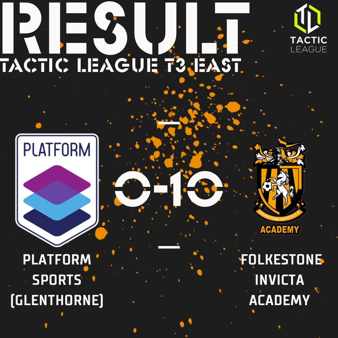 ⚽️ A superb performance and result for our scholars in a huge clash at the top of the @TacticLeague T3 East

A hat trick from Ethan Page, 4 for Kian Scott, 2 for Fin Dent and 1 for Lucas Dent secure 3 points and took us a step closer to the title

#fifcacademy | 🟠⚫️