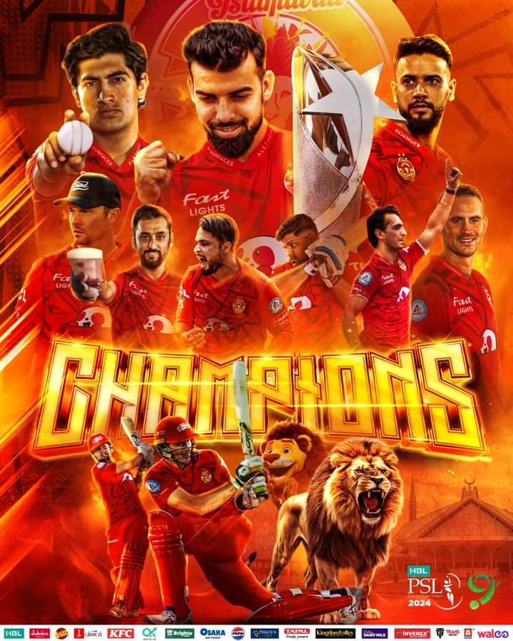 🏆 2016
🏆 2018
🏆 2024 
💥🔥💥🔥💥🔥💥🔥💥
ISLAMABAD UNITED DELIVER AGAIN!

#PSLFinal #HBLPSLFinal #rizwan 
#shadab #ImadWasim #PSL9
#PSL9Final #ShadabKhan #PSL
#mohsinnaqvi  #naseemshah
#MSvsIU #IUvMS #IUvsMS #HBLPSL9 #HBLPSL #HBLPSL۹ 
#PSL2024 #PSL9Updates