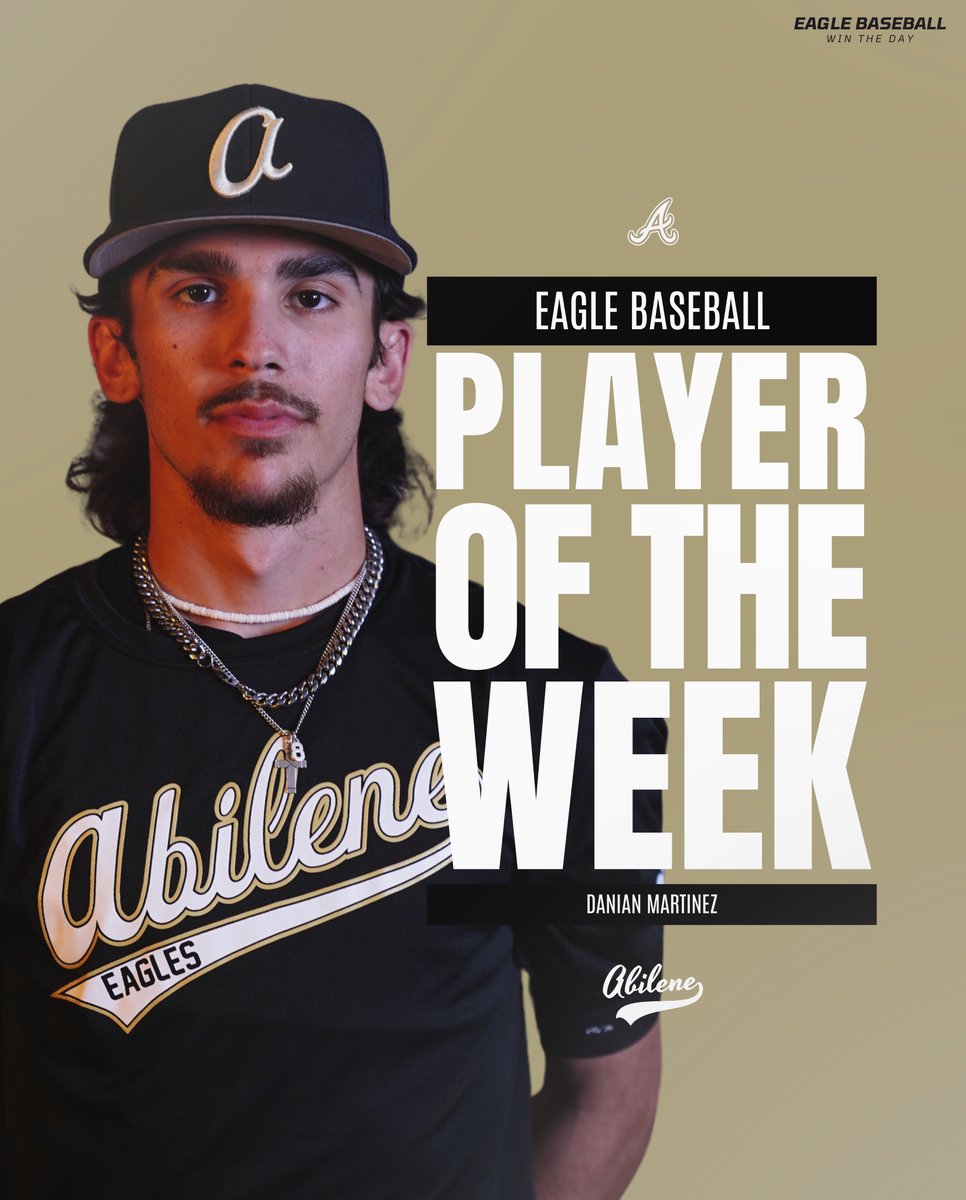 Players of the Week

George Ferguson
• .778 SLG PCT.
• 7 RBIs/2 Triples
• 4 Runs Scored

Brady Bennett
• 5.1 IP/2.62 ERA
• 8 K’s
• 1 Win

Danian Martinez
• .625 BA/.750 OBP
• 3 Stolen Bases
• 4 Runs Scored

#WTD | #EagleBaseball⚾️