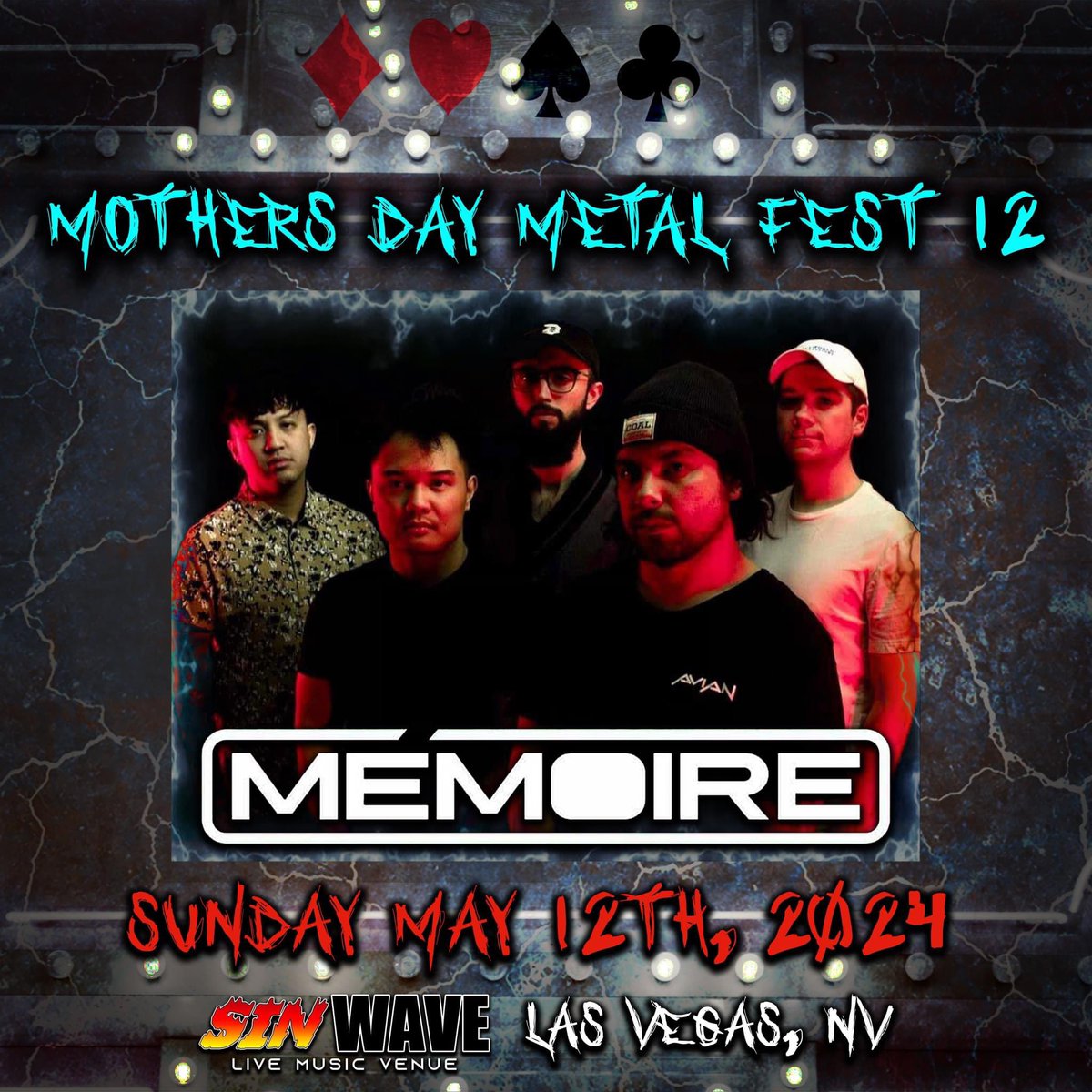 Las Vegas we’re playing Mother’s Day Metal Fest at <a href="/SinwaveVegas/">Sinwave Vegas</a> May 12th!