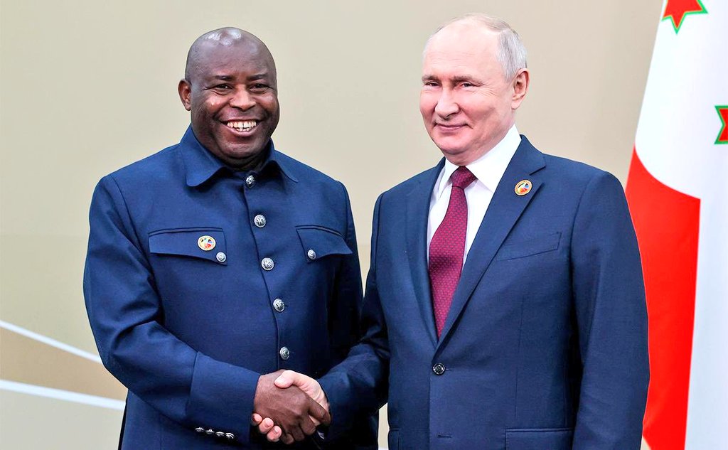 Vives félicitations au Président Vladimir Poutine pour sa brillante réélection à la tête de la Fédération de Russie,qui témoigne éloquemment de la confiance et de l’adhésion du peuple russe à son leadership visionnaire. Le #Burundi réitère son amitié et sa coopération à la Russie