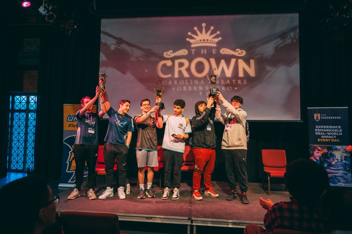 UNCG's tweet photo. Congratulations to our @UNCG_Esports Spartan Clash Champions!

Esports leaders also gathered at @CTofGSO for a discussion on careers in the industry and hosted a game jam to develop and test @UnrealEngine creations.
#UNCGWay #UNCGEsports @UNCGncsv https://t.co/2s0M0Vu6c0