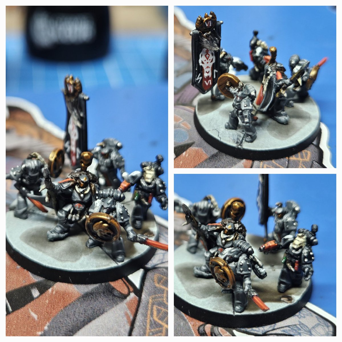 oldwolf79's tweet photo. Command squad for the Rout 

#warhammercommunity ##legionsimperialis https://t.co/8OWfu5yo9v