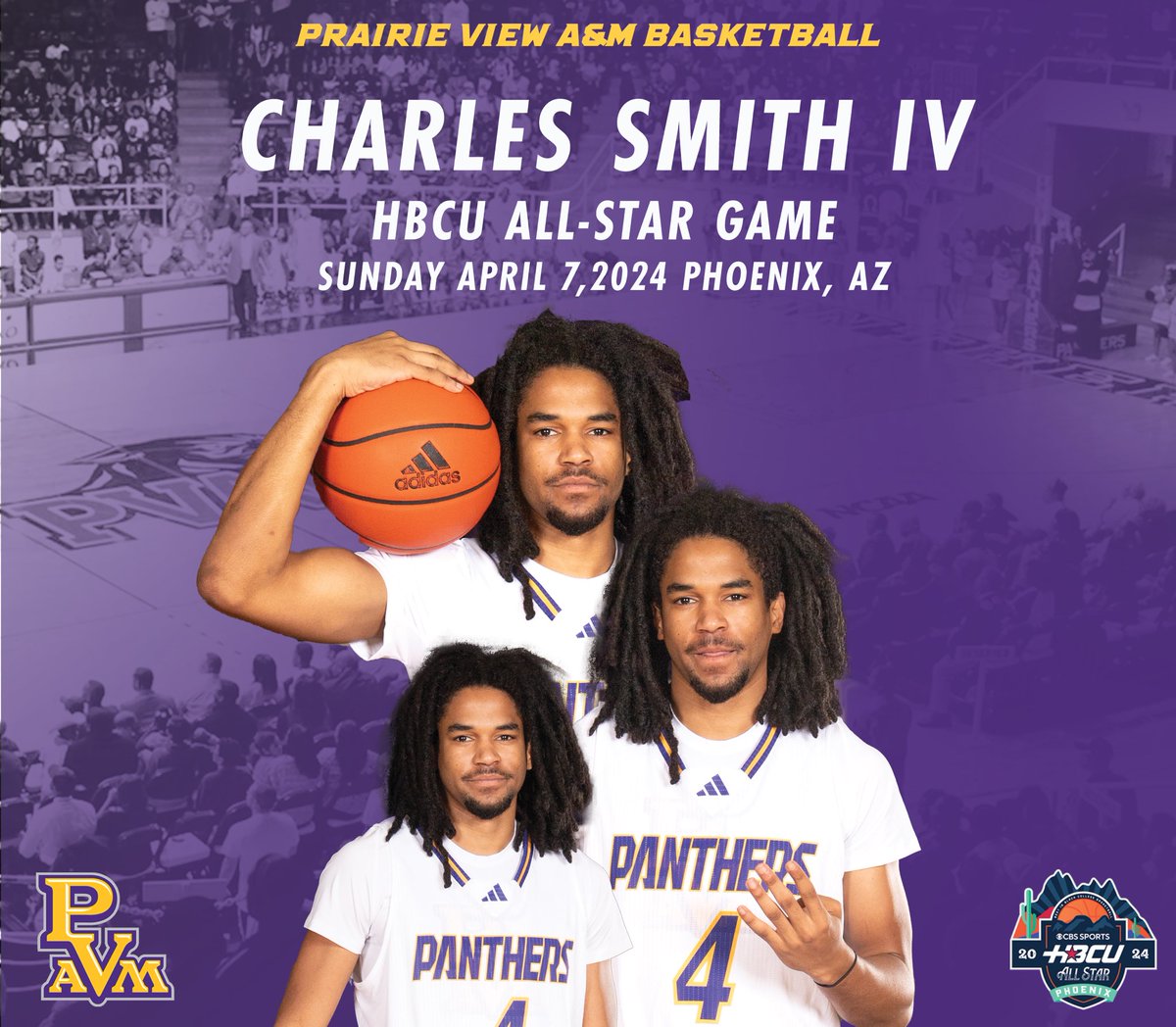 HBCU All - Star Game Selection Charles Smith IV has been selected to participate in the All Star Game during the Final Four weekend in Phoenix.