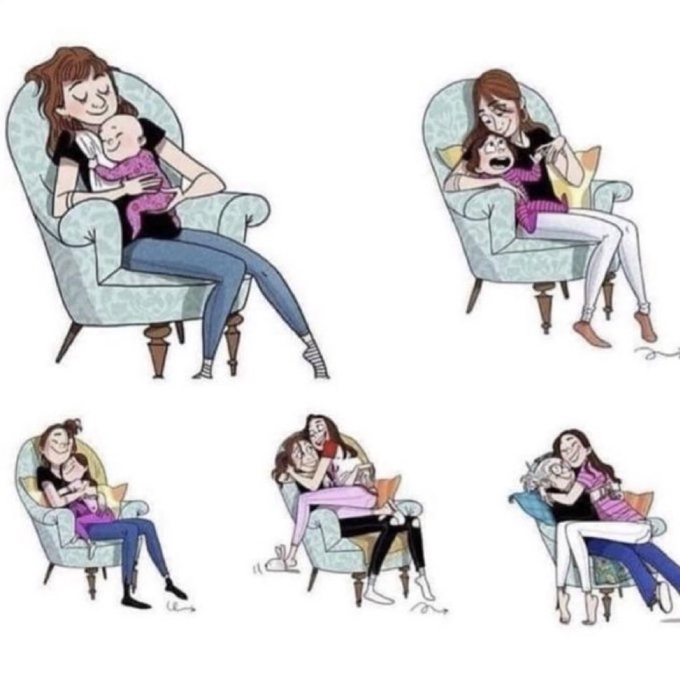 el abrazo de mamá es sanador a cualquier edad🫀