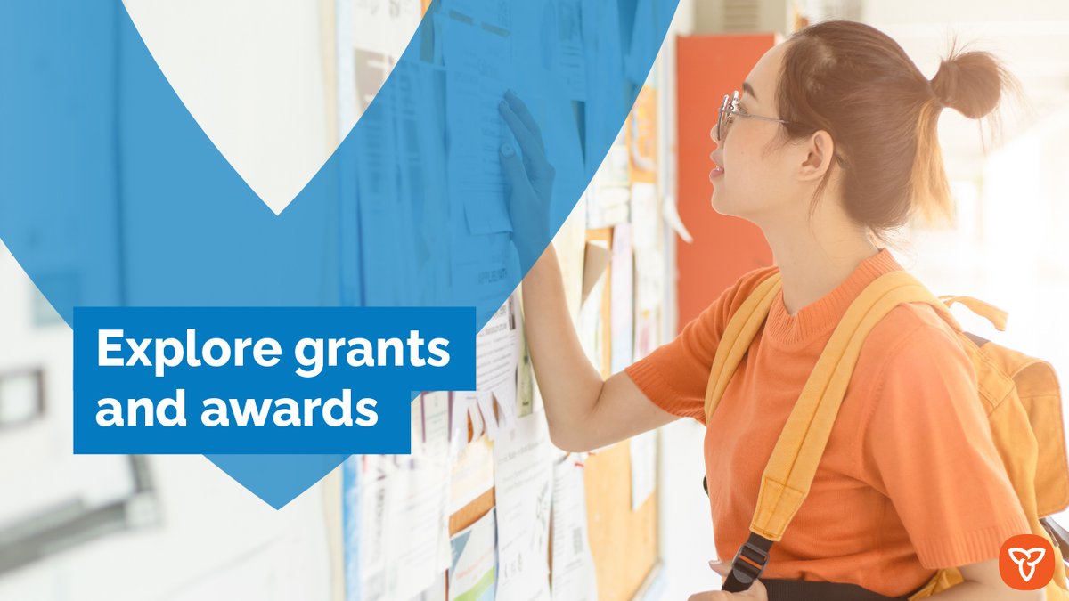 As you explore financial supports for your postsecondary studies, remember that resources are available to help you find awards and grants for school: bit.ly/4900hJJ