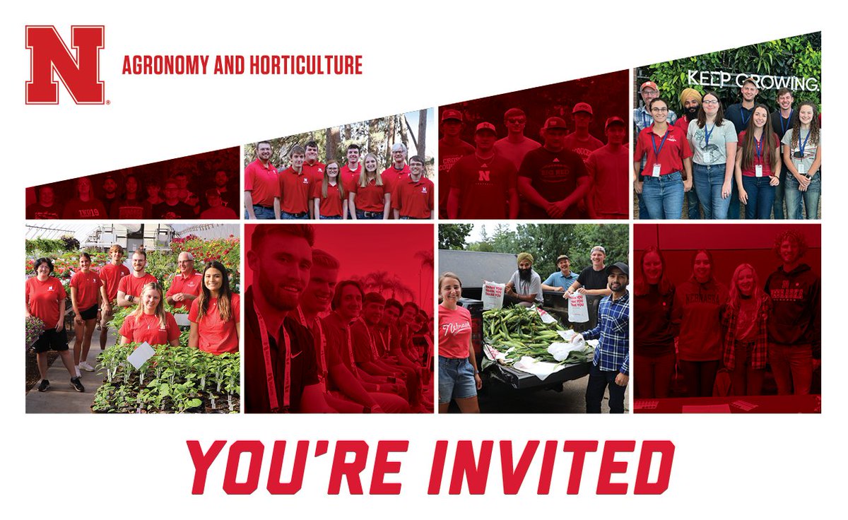 All #UNLAgroHort faculty, staff, students and emeriti are invited to the Spring Banquet to be held April 15 in the Great Plains Room at the Nebraska East Union. RSVP by April 5 ›› go.unl.edu/springbanquet24 #UNL @UNL_Hort_Club @AgronomyUnl @UNLTurfClub @ahgsa_unl