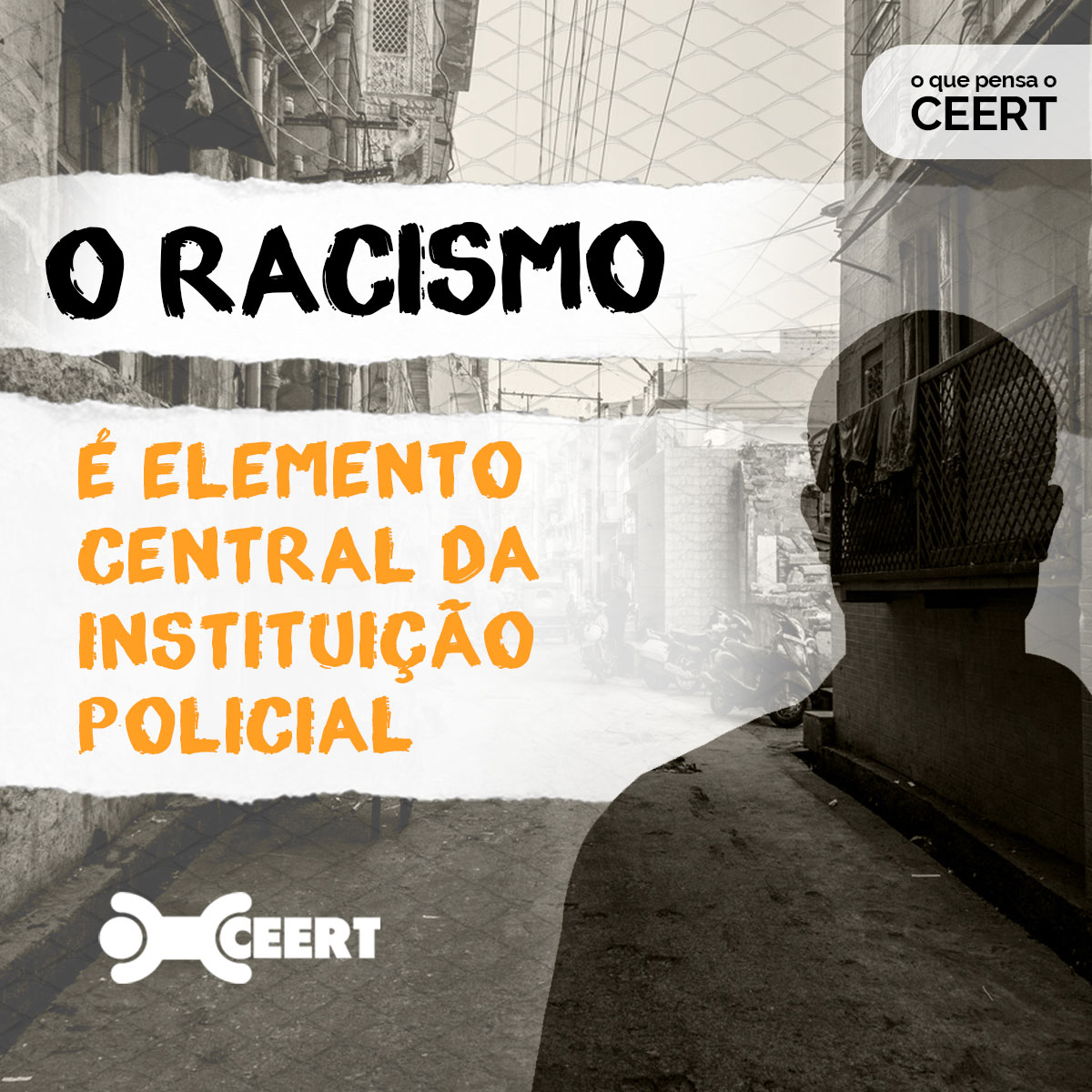 Mais do que estatísticas, são vidas perdidas para o racismo e a violência policial. Nos unimos na luta por justiça e dignidade para a população negra.

Leia nosso posicionamento: ceert.org.br

#justiçaparatodos #bastadeviolênciapolicial #ceert #lutaantirracista