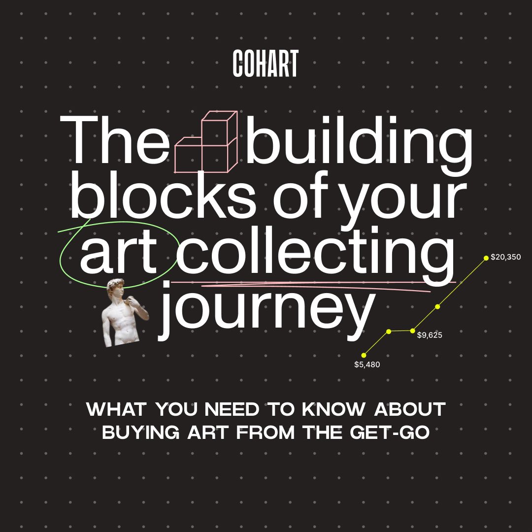 How do you start buying art? Our team of experienced advisors with decades of combined expertise is here to help 🧑‍🏫

Learn more about the building blocks of your art journey 🎓 cohart.com/news/unlocking…

#cohart #buyart #collector #collectart #artcollector #artcollection #buyingart