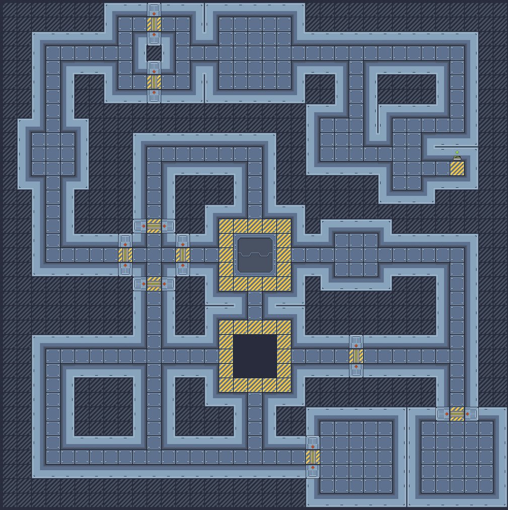 Decided we also needed a central airlock for the non-existing character to have somewhere to start...