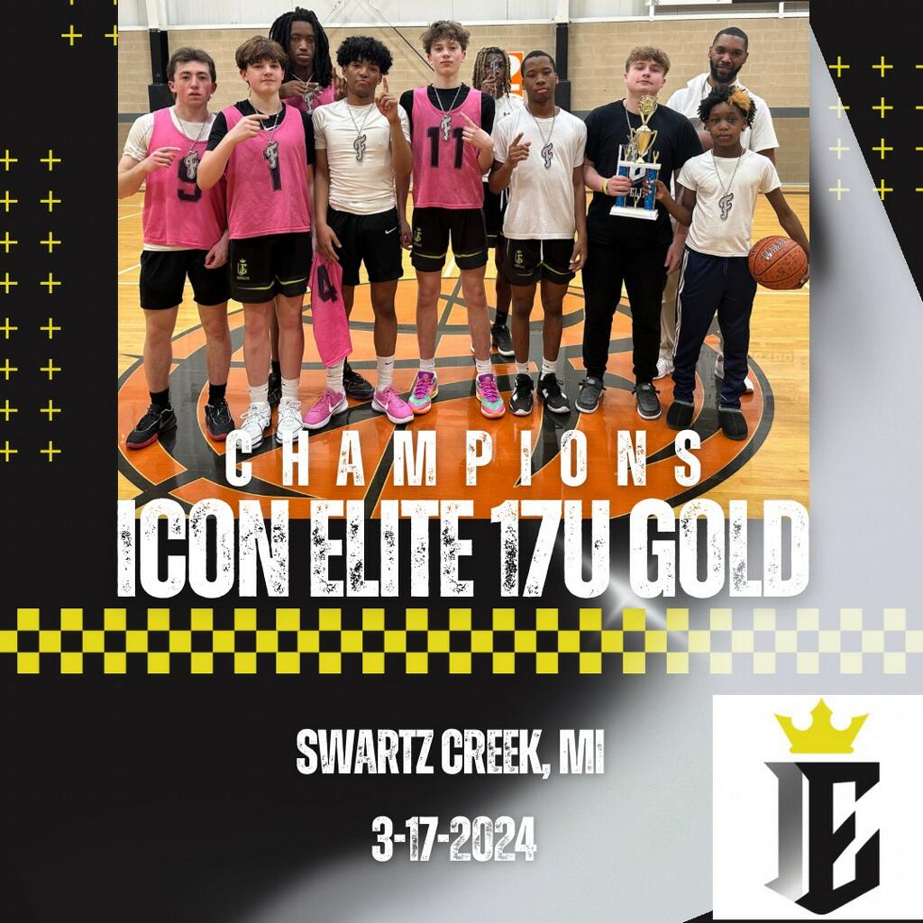 Congrats to Icon Elite Gold 17u, Coach Tip and Coach Jack Bolin for their Championship Win on Sunday!!!