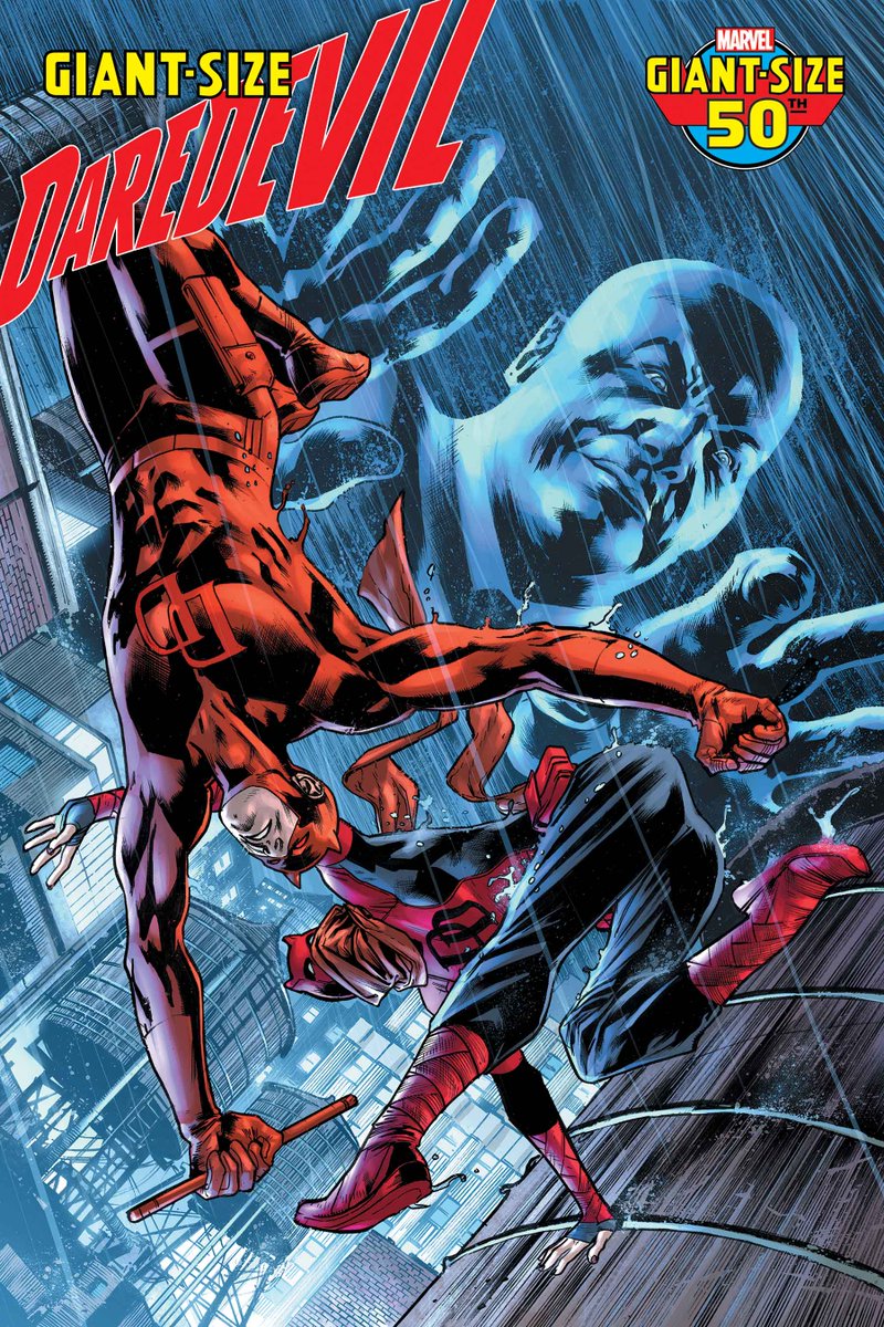 Daredevil's tweet image. Sin will find you out, Daredevil! Or Wilson Fisk will find you first. See Kingpin's terrifying power in 'Giant-Size Daredevil' #1, coming this June: spr.ly/6018kWwJp