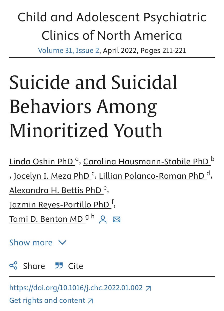 Please make note that this paper, originally published in 2022, has a revised authorship list that now includes 6 members of @youthsuicideres: sciencedirect.com/science/articl…