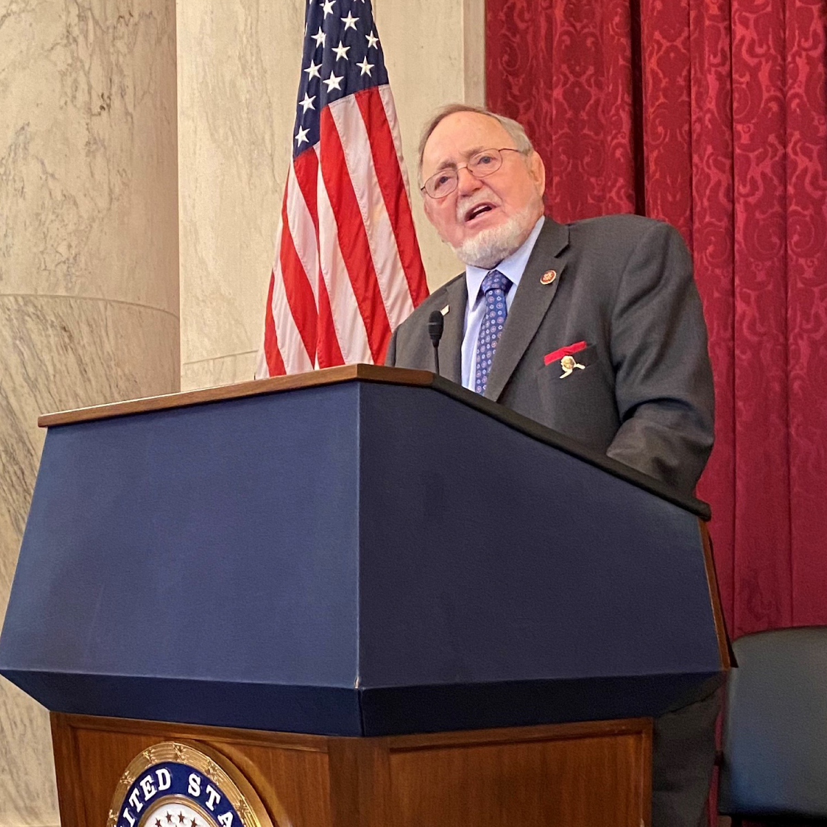 Don Young was a giant of a man who, in one way or another, positively affected every Alaskan's life. Today, we honor a record-setting 49 years as our Congressman.