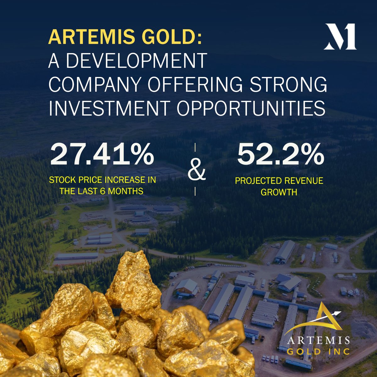 ⛏ .@ArtemisGoldInc. (CVE: ARTG) is a well-funded gold development company focused on growth and shareholder value. They acquire and develop gold properties in favourable mining areas, notably the Blackwater Mine project in central British Columbia. Anticipating the first gold…