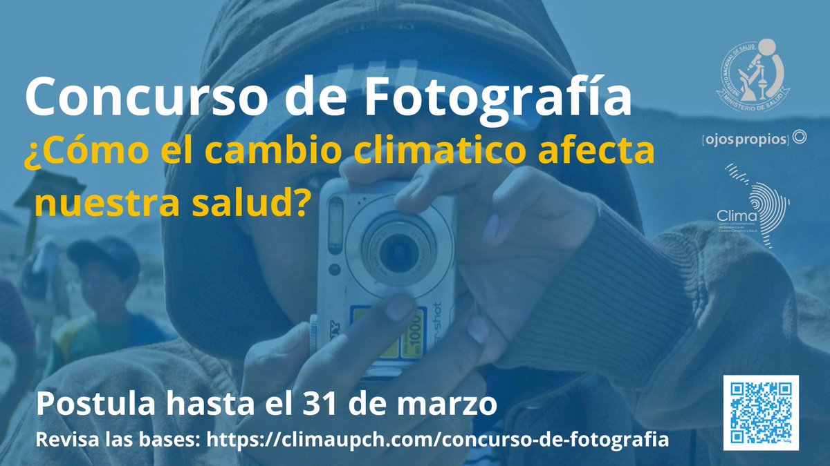 ¡Extendemos el plazo hasta el 31! Participa en nuestro concurso de fotografía y revela el impacto actual del cambio climático en Perú 🇵🇪. Ayúdanos a ampliar nuestro alcance compartiendo este post. 👉 Descubre más y únete aquí: climaupch.com/concurso-de-fo…