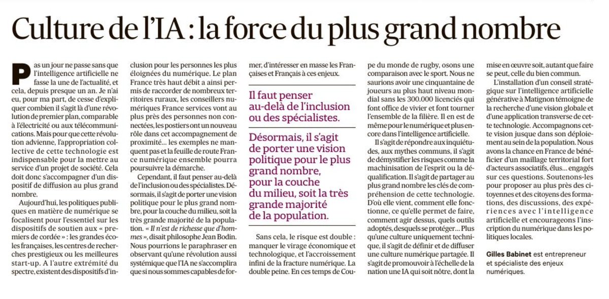 Gilles Babinet tweet media