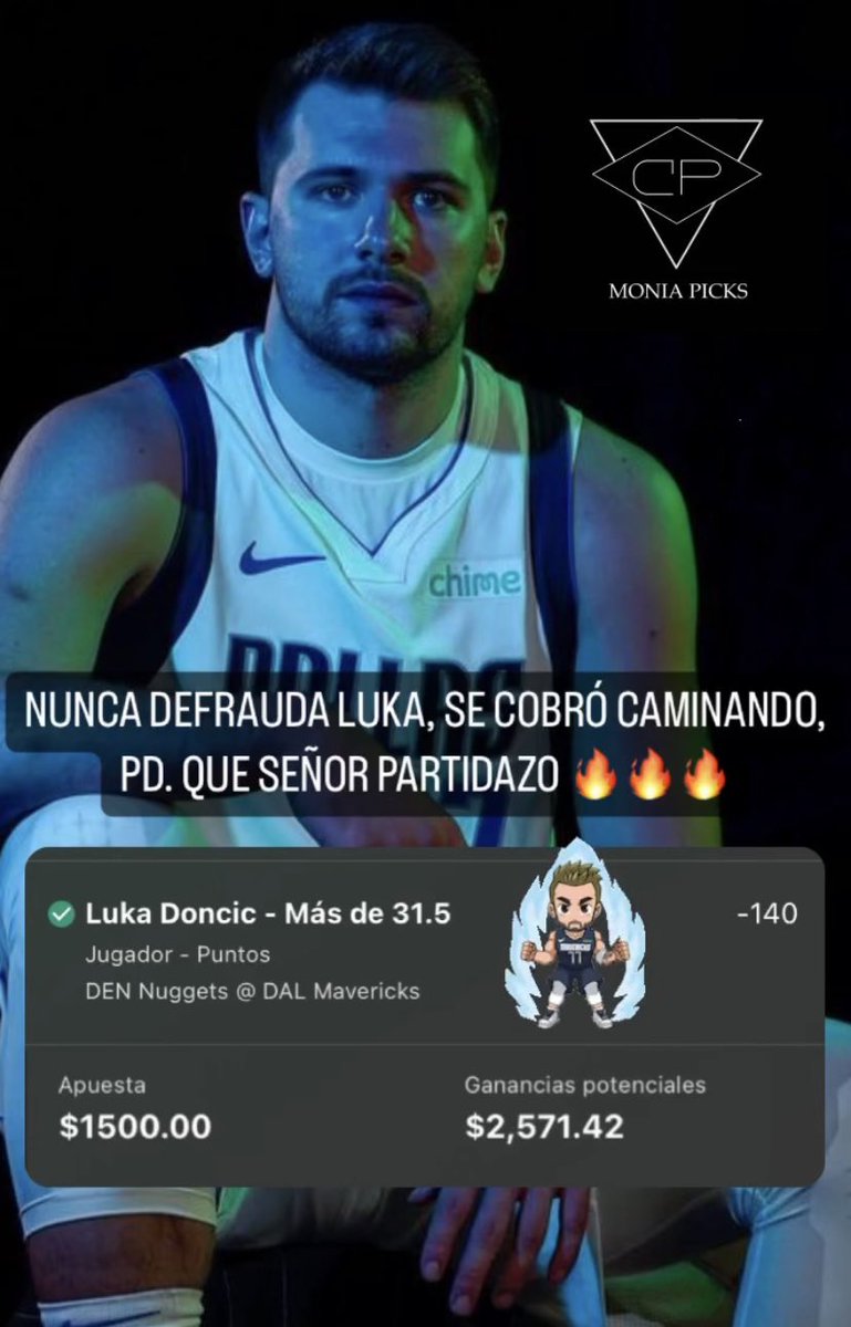 DOMINGUITO DE HACER MONEY 💸💸💸

Cerramos el dominguito en el premium con otro día con muchos verdeeeeees, ganando 7/10 apuestas compartidas ✅✅✅

• NBA 1/3 🔥
• Futbol Europeo 3/4 win 🔥🔥
• Liga Mx 3/3 PERFECTOS 🔥🔥🔥

‼️GRUPO PREMIUM MARZO POR $200 PESOS‼️
