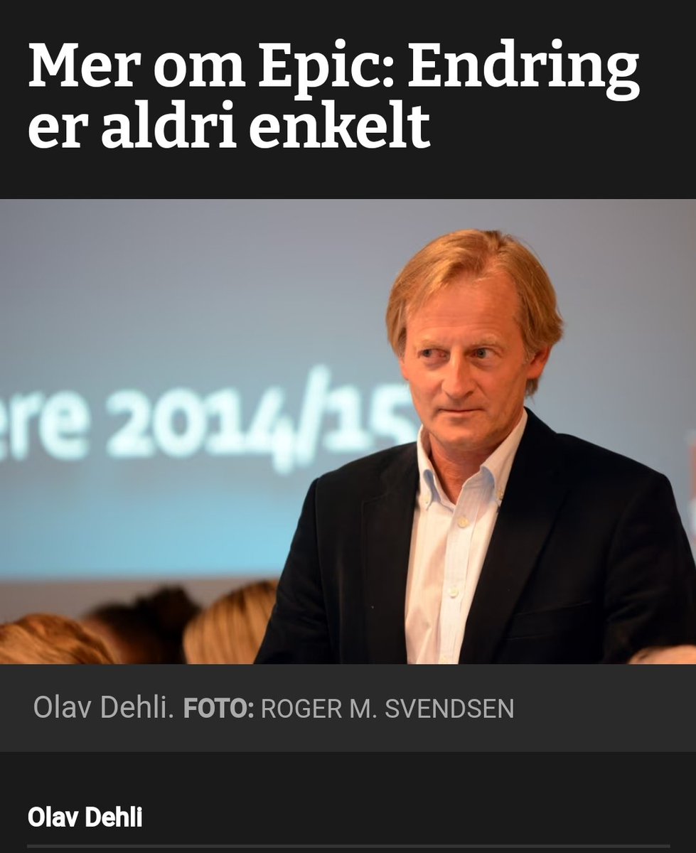 Mannen til Helse- og velferdsdirekøren i @Trondheim fortsetter å spre løgner om Epic og Helseplattformen . Dette er rett og slett en drittpakke mot DIPS/Kernel. Dette blir for dumt. 

innherred.no/debatt/i/eJ2O8…

#brennPlattformenNå #skrotepic4ever #makkverk #skandale