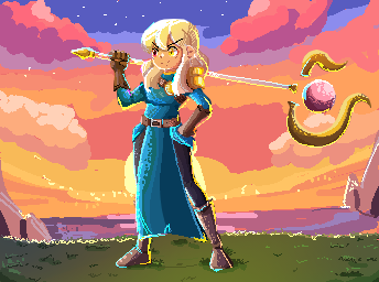 「More pixel art practice!  #art #pixelart」|Thordram (Comms Open!)のイラスト