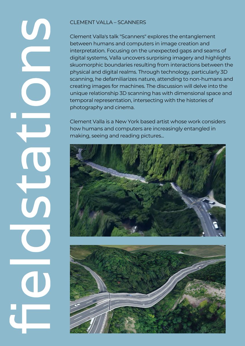 Clement Valla - Scanners will be the second lecture in the Media Ecologies lecture series with Fieldstations eV
<a href="/clmntvalla/">Clement Valla</a> <a href="/michielhelbig/">Michiel Helbig</a> 

#media #ecology #scanner #artificial #natural