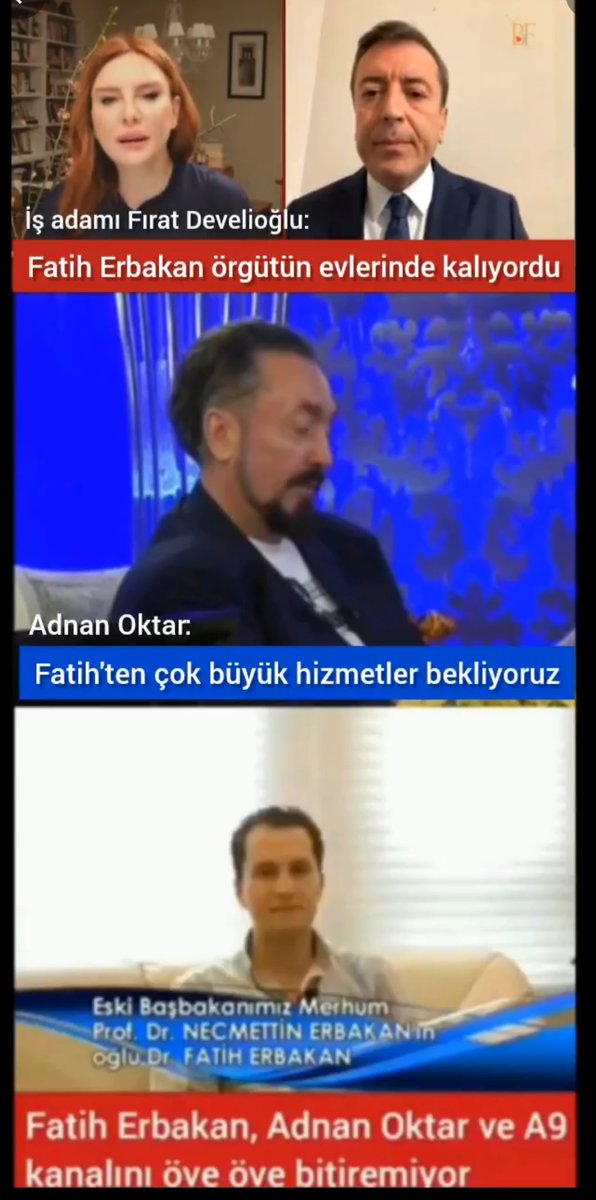 Babasının tedrisatından geçmiş olsaydı, milli görüş şuurunu hazmetseydi Adnan Oktar ile ne işi olurdu? #KızılGoncalar Cüneyt Özdemir #Ömer PFDK Sinan Engin