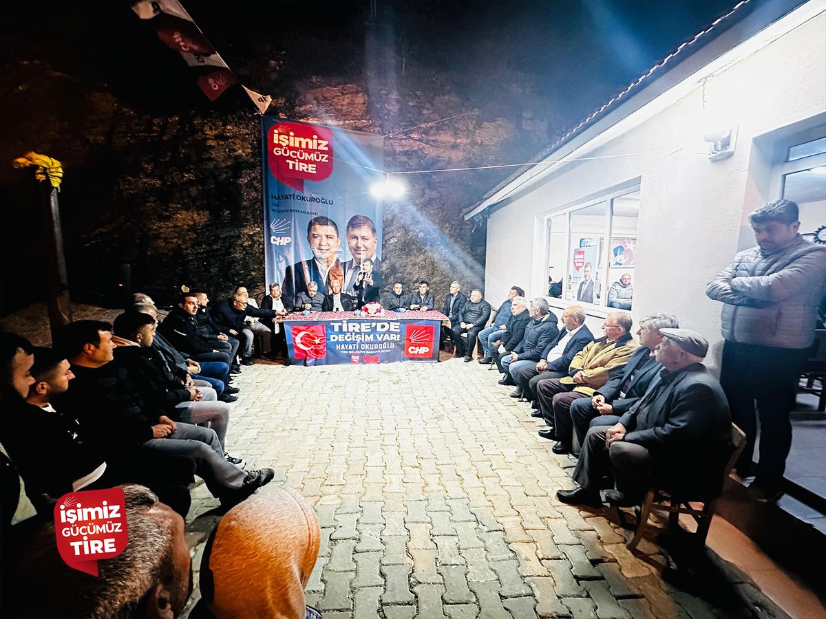 okurogluhayati's tweet photo. 📍Toparlar Mahallemizde halkımızla buluştuk. Projelerimizi anlattık, taleplerini dinledik. İlgi, alaka ve sıcak karşılamaları için her birine teşekkür ediyorum. Şehir merkezi gibi kırsal mahallelerimiz de #değişim istiyor. Değişim için geliyoruz.
#olurolur #tireittifakı #chp https://t.co/y3WYU2xuVL