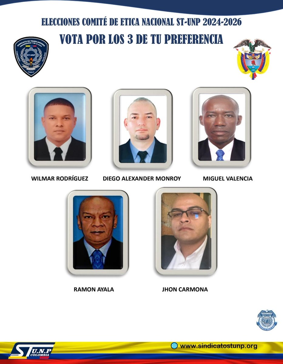 Les informamos a todos nuestros afiliados que estas son las personas de las diferentes regiones del país que se postularon al comité de ética nacional, las votaciones se llevarán a cabo por medio de un link que se compartirá el día de mañana 19 de marzo 2024 y estará 3 dias