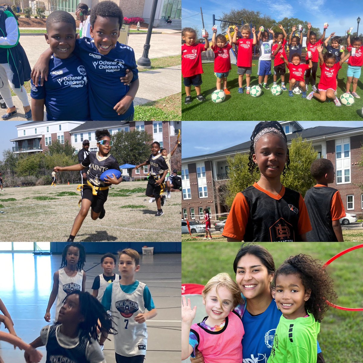 Weekend recap: Tykes (ages 3-4) Soccer, Youth Sports Community (ages 5-7), @nflflag Football games, @jrnba Basketball games, @mlsgo Soccer games…😅⚽️🏈🏀 Thanks to @RCXsports