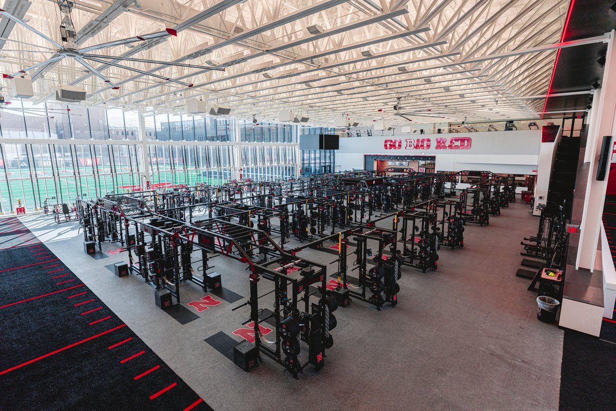 The greatest weight room in America now resides at @HuskerFootball