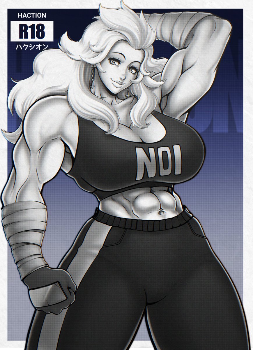 Hactionn's tweet photo. Started to read Dorohedoro for the muscle mommy, stayed for the incredible story. Don't forget to like if you want a more interesting version of this Noi drawing... if you know what I mean👀 https://t.co/jzQfjc3gGV